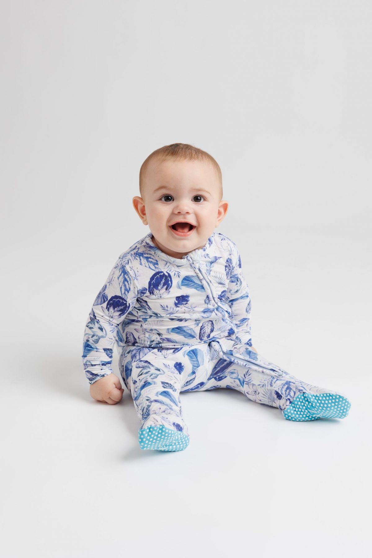 zipper footie pajama