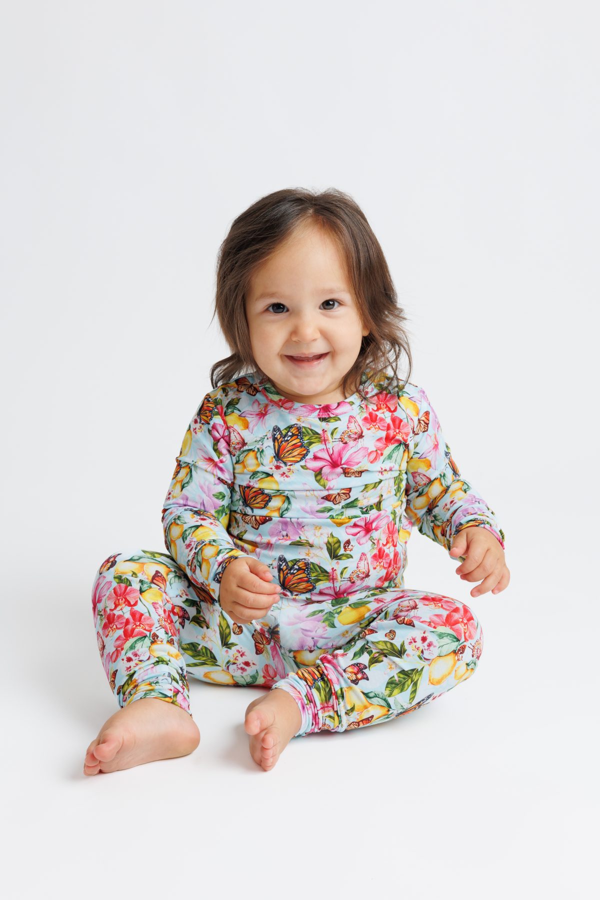 COCO & LEMON” Two-piece long sleeve Pajamas