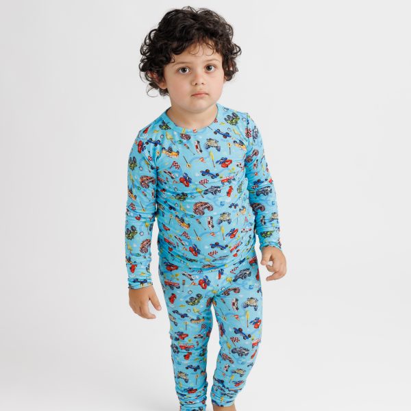 "FOR THE LOVE OF CARS" Two-Piece Pajama Set