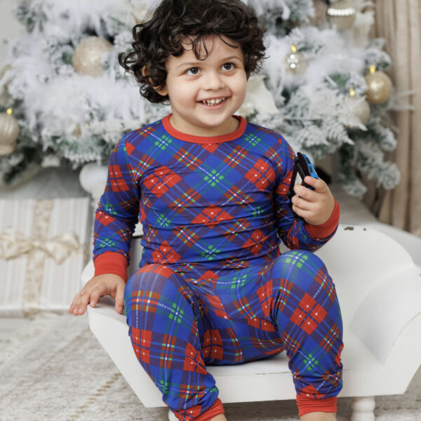 KID's- Boy's / Girl's Holiday Long Sleeve Plate Longwear Pajamas